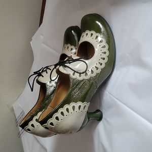 John Fluevog Lace-Up Heels, Size 11